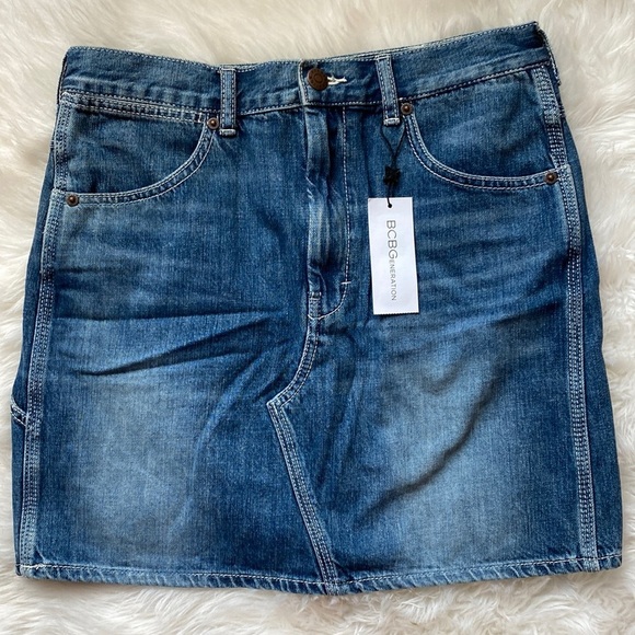 BCBGeneration Denim Mini Skirt - Picture 3 of 9